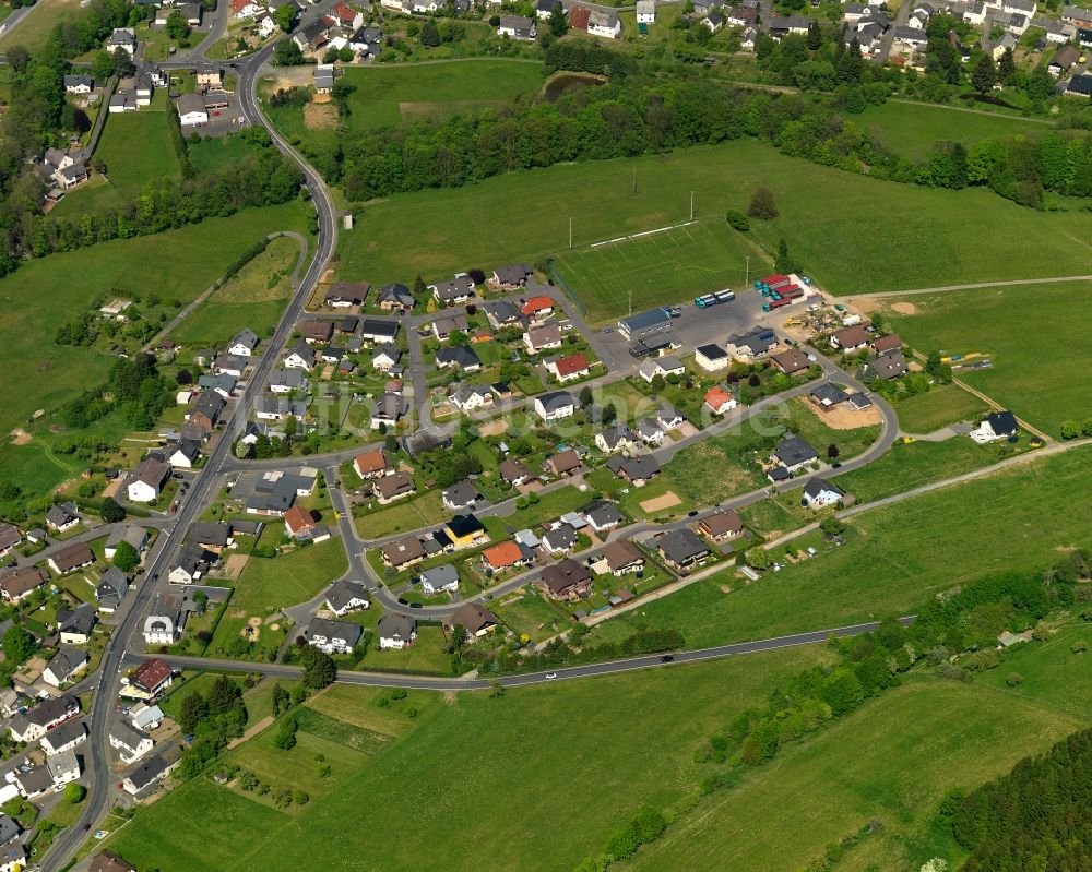 Luftbild Hahn bei Marienberg - Ortsansicht der Ortsgemeinde Hahn bei Marienberg im Bundesland Rheinland-Pfalz