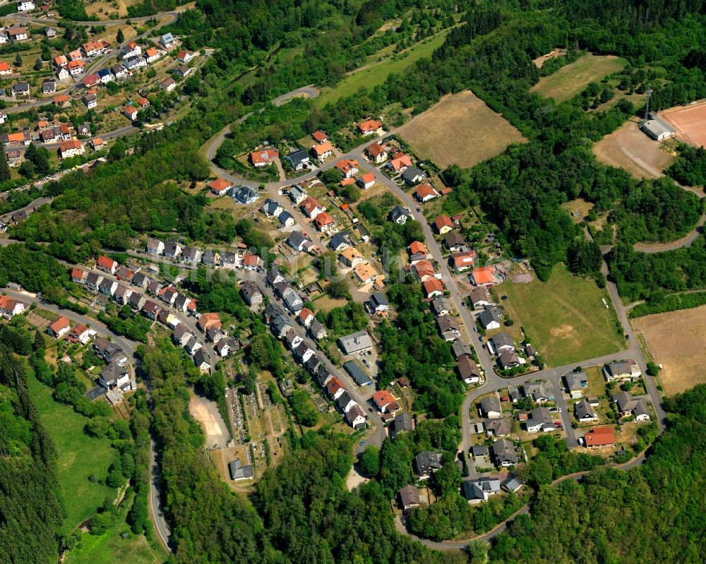 Luftbild Heimbach - Ortsansicht der Ortsgemeinde Heimbach im Bundesland Rheinland-Pfalz