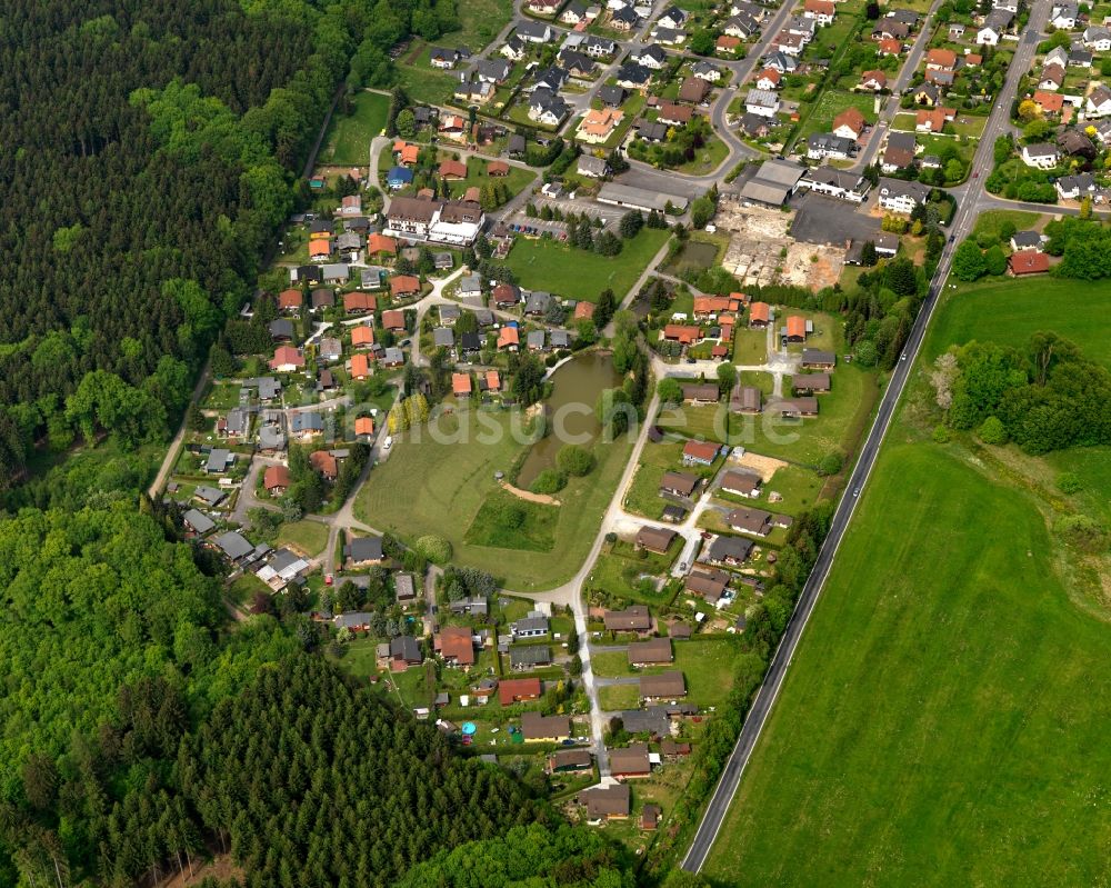 Luftbild Helferskirchen - Ortsansicht der Ortsgemeinde Helferskirchen im Bundesland Rheinland-Pfalz