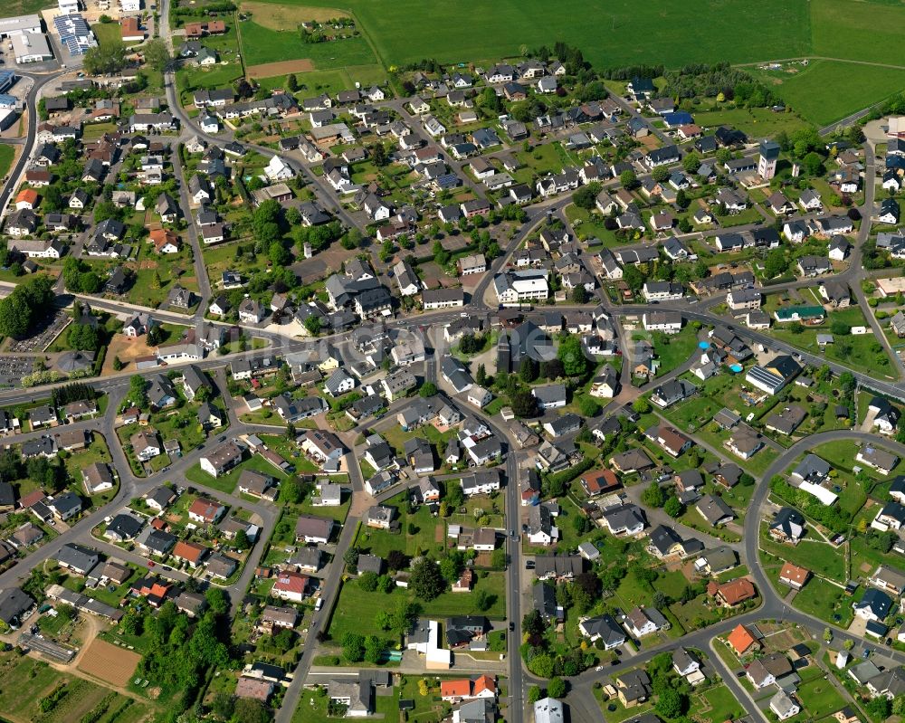Luftbild Höhn - Ortsansicht der Ortsgemeinde Höhn im Bundesland Rheinland-Pfalz