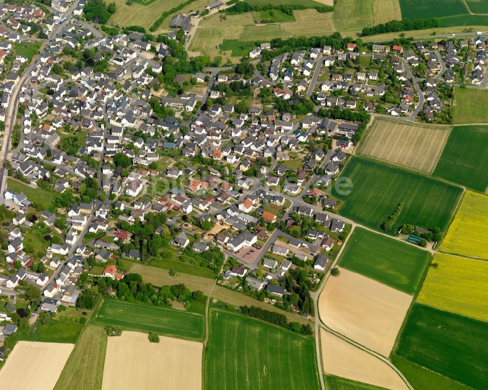 Holzhausen an der Haide von oben - Ortsansicht der Ortsgemeinde Holzhausen an der Haide im Bundesland Rheinland-Pfalz