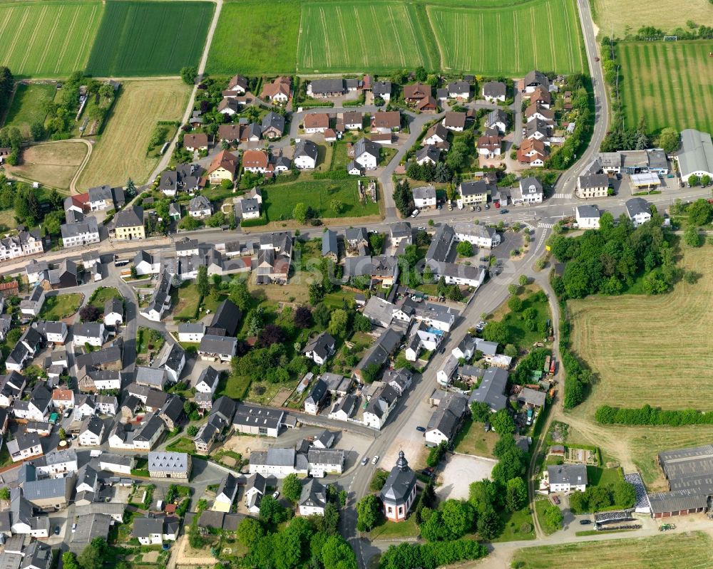 Luftbild Holzhausen an der Haide - Ortsansicht der Ortsgemeinde Holzhausen an der Haide im Bundesland Rheinland-Pfalz