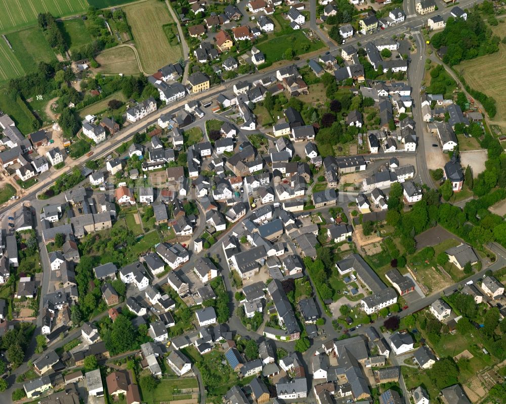 Luftaufnahme Holzhausen an der Haide - Ortsansicht der Ortsgemeinde Holzhausen an der Haide im Bundesland Rheinland-Pfalz