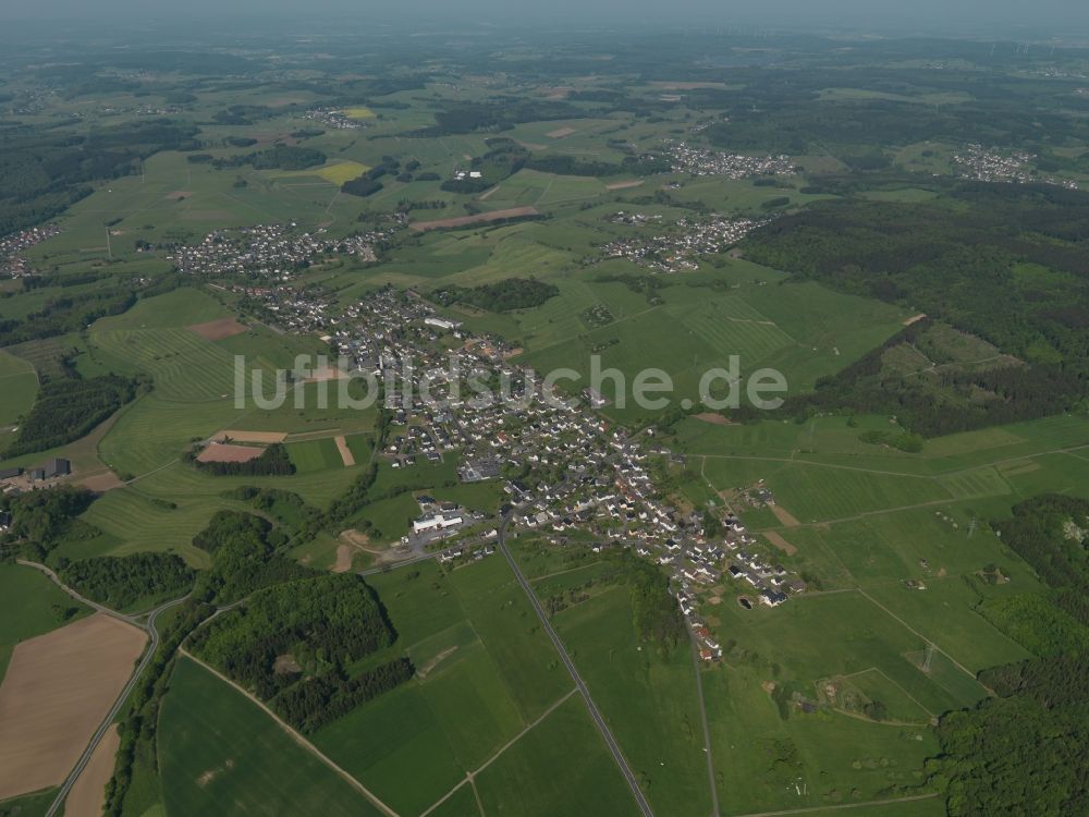 Luftbild Kölbingen - Ortsansicht der Ortsgemeinde Kölbingen im Bundesland Rheinland-Pfalz