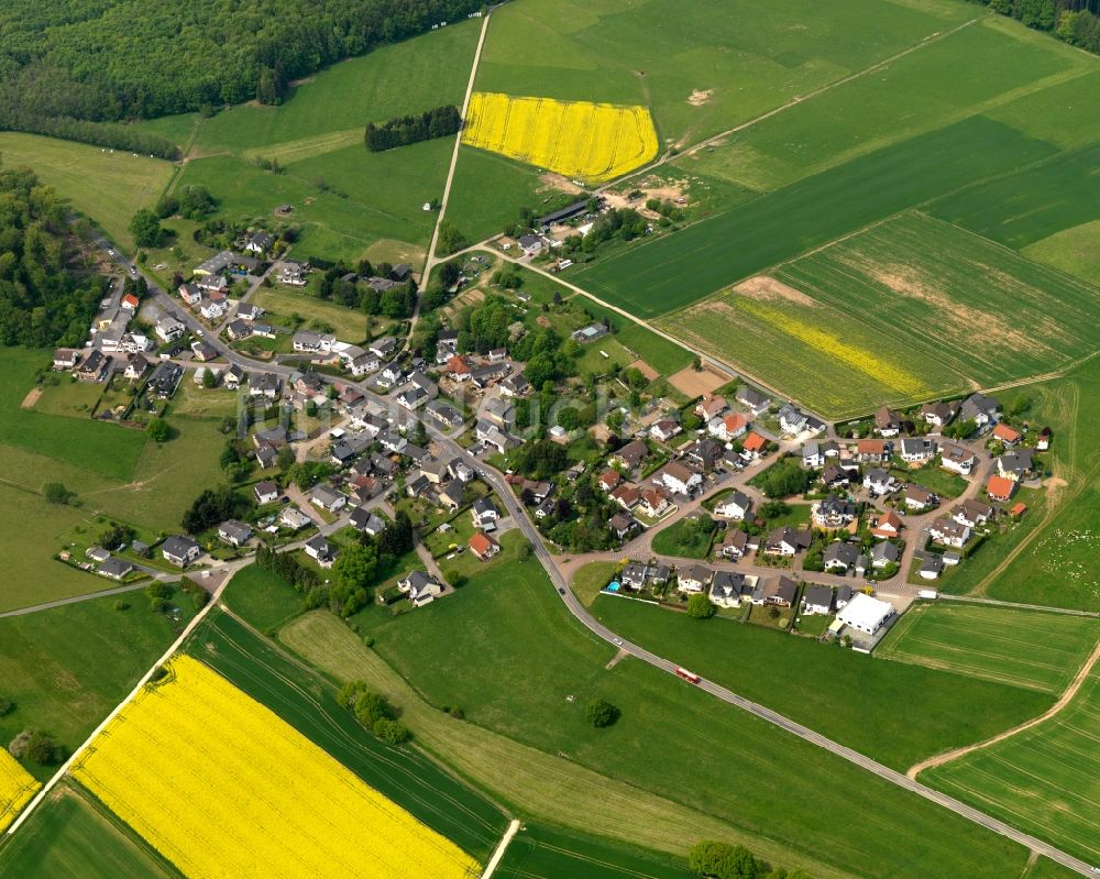 Luftaufnahme Krümmel - Ortsansicht der Ortsgemeinde Krümmel im Bundesland Rheinland-Pfalz