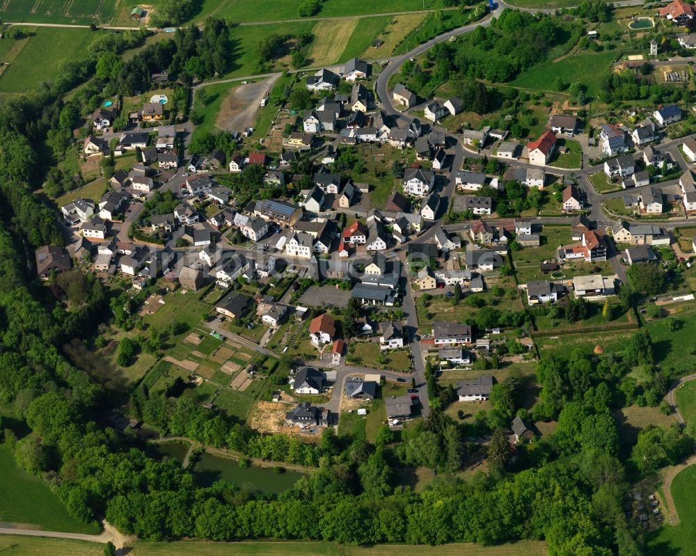 Luftbild Obererbach - Ortsansicht der Ortsgemeinde Obererbach im Bundesland Rheinland-Pfalz