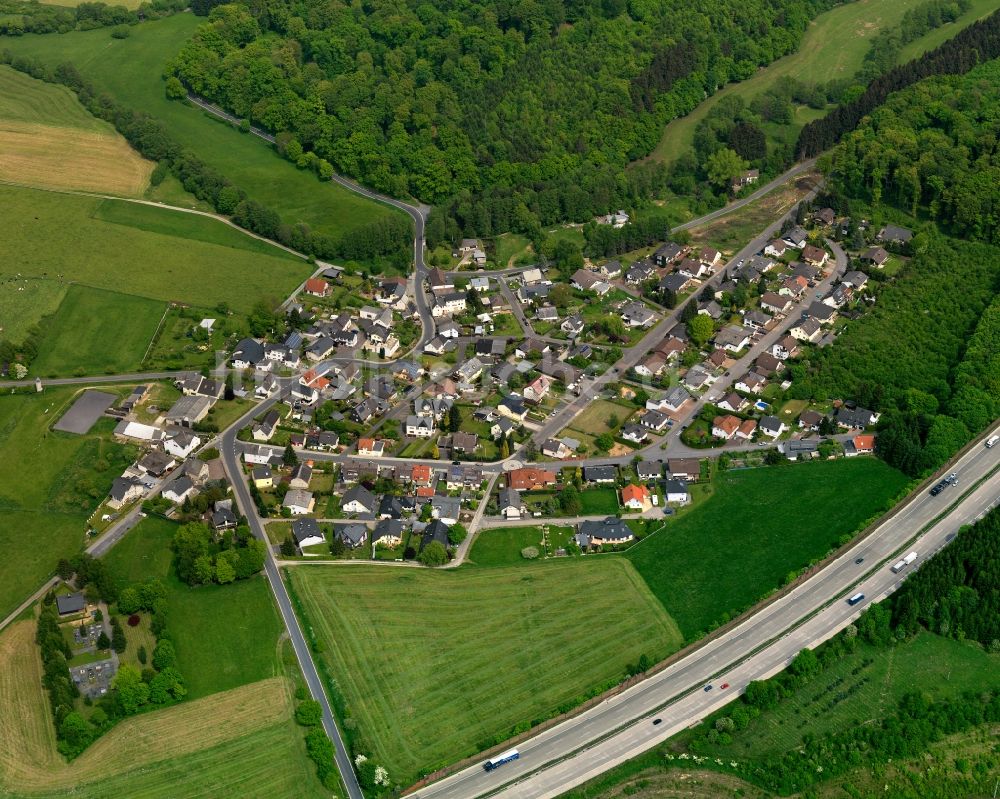 Luftbild Oberhaid - Ortsansicht der Ortsgemeinde Oberhaid im Bundesland Rheinland-Pfalz