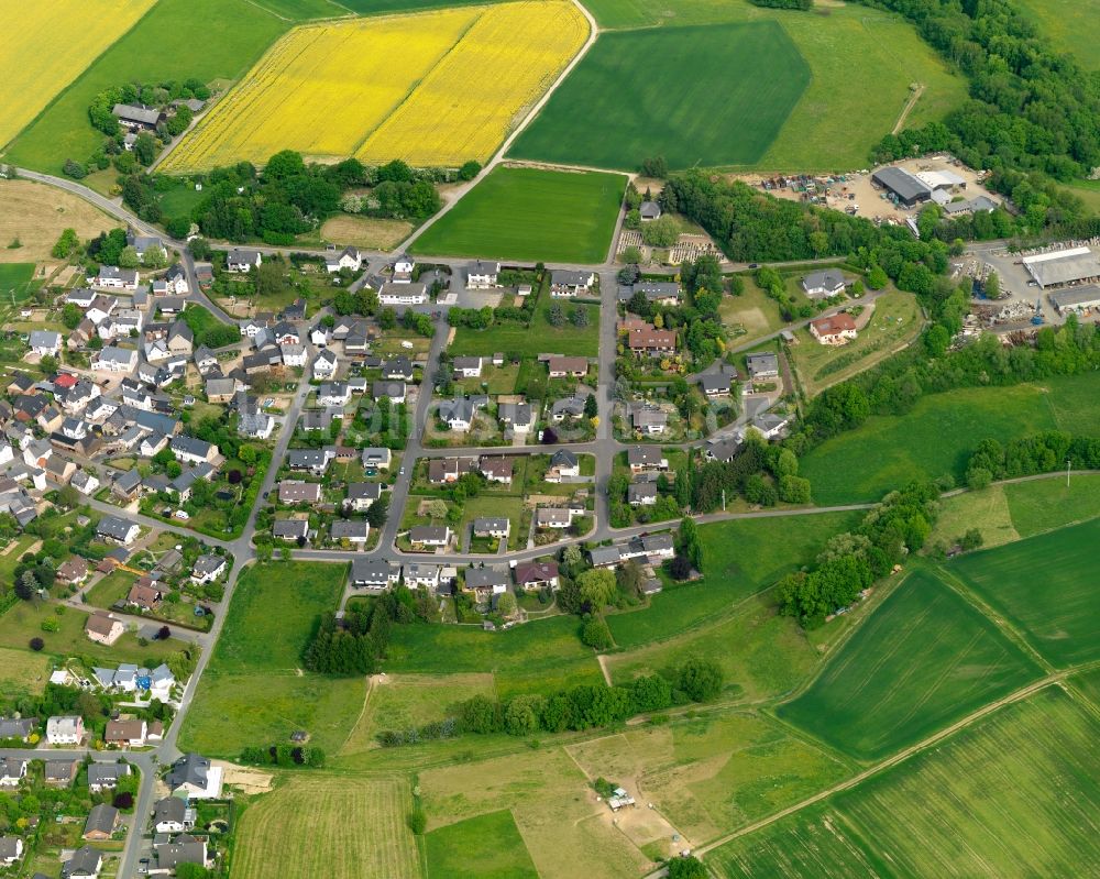 Luftaufnahme Oelsberg - Ortsansicht der Ortsgemeinde Oelsberg im Bundesland Rheinland-Pfalz