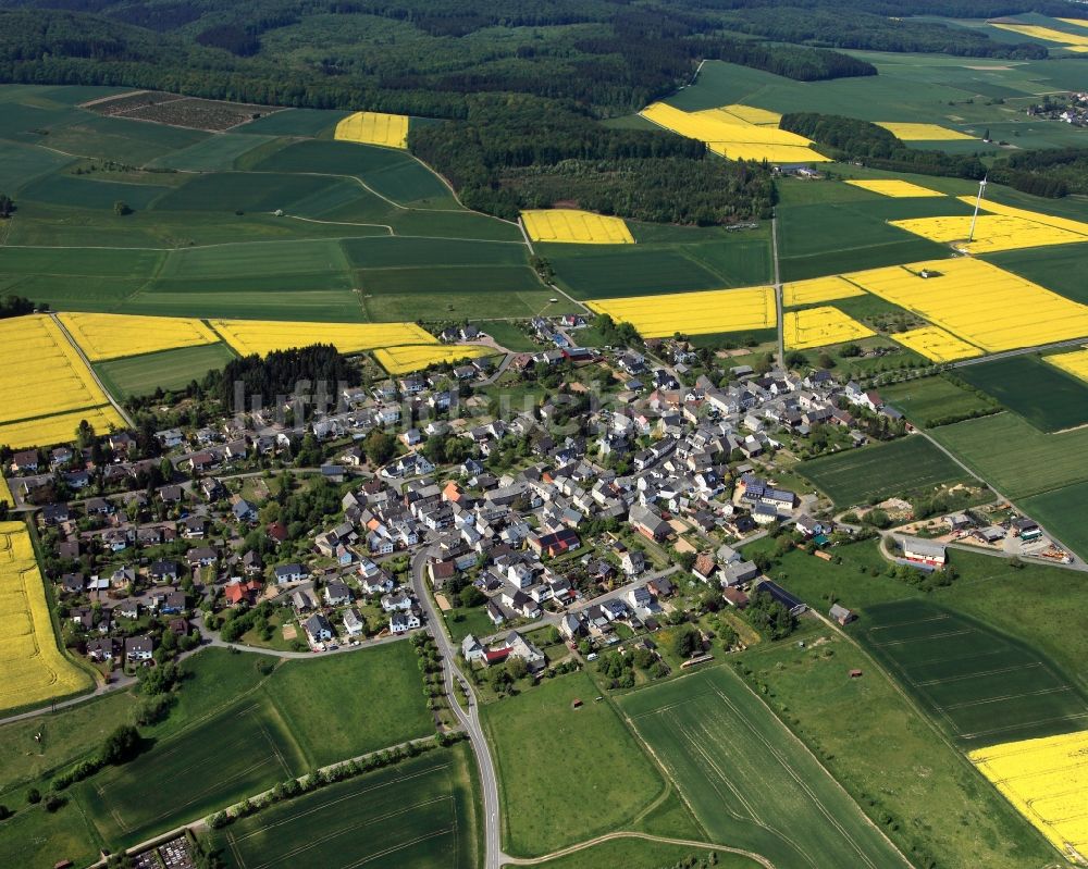 Luftbild Rettert - Ortsansicht der Ortsgemeinde Rettert im Bundesland Rheinland-Pfalz