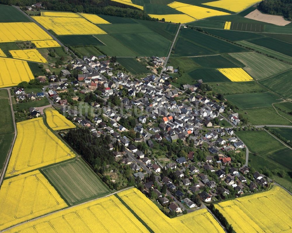 Luftaufnahme Rettert - Ortsansicht der Ortsgemeinde Rettert im Bundesland Rheinland-Pfalz