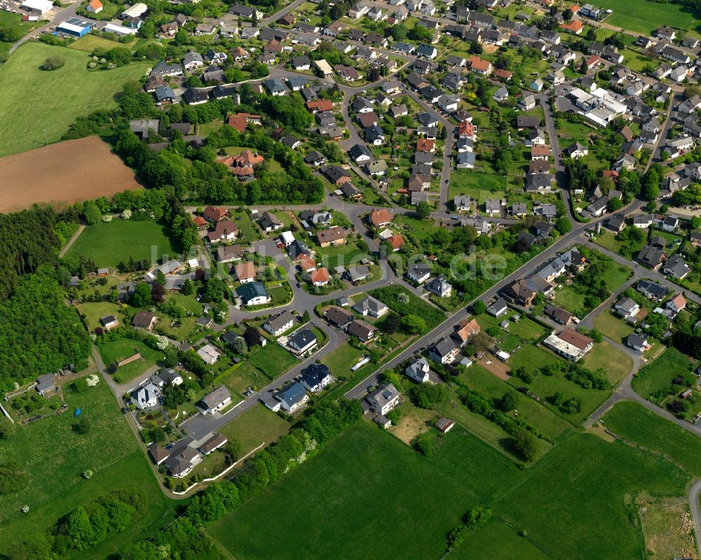 Luftaufnahme Seck - Ortsansicht der Ortsgemeinde Seck im Bundesland Rheinland-Pfalz