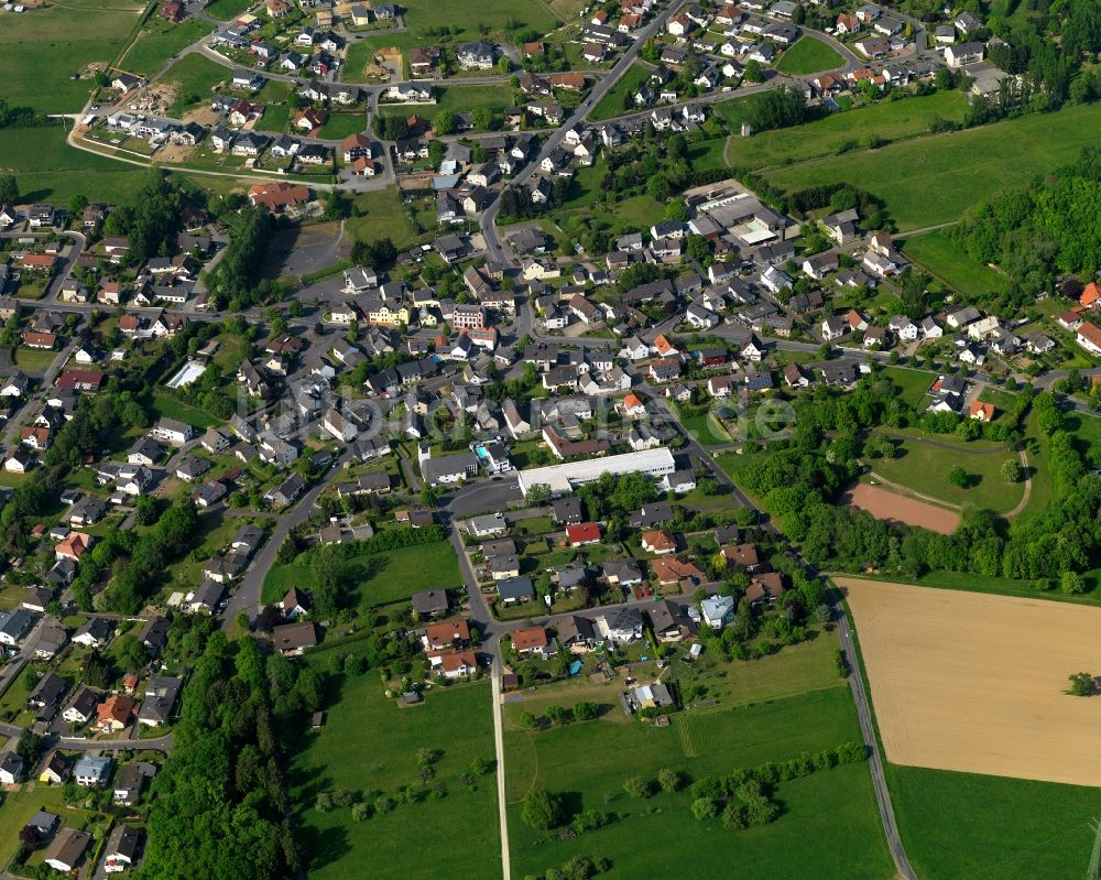 Luftbild Staudt - Ortsansicht der Ortsgemeinde Staudt im Bundesland Rheinland-Pfalz