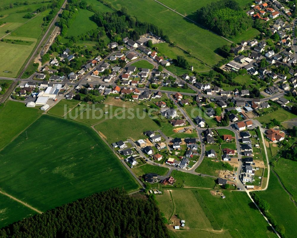 Luftbild Staudt - Ortsansicht der Ortsgemeinde Staudt im Bundesland Rheinland-Pfalz