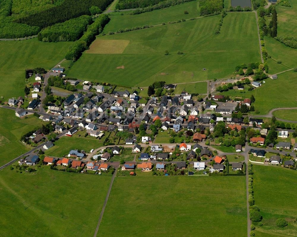 Luftaufnahme Stein-Neukirch - Ortsansicht der Ortsgemeinde Stein-Neukirch im Bundesland Rheinland-Pfalz
