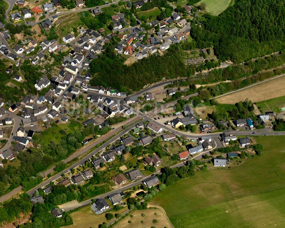 Luftbild Urmersbach - Ortsansicht der Ortsgemeinde Urmersbach im Bundesland Rheinland-Pfalz