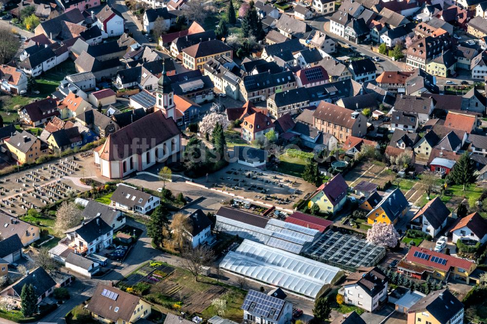 Luftbild Ettenheim - Ortsansicht im Ortsteil Altdorf in Ettenheim im Bundesland Baden-Württemberg, Deutschland