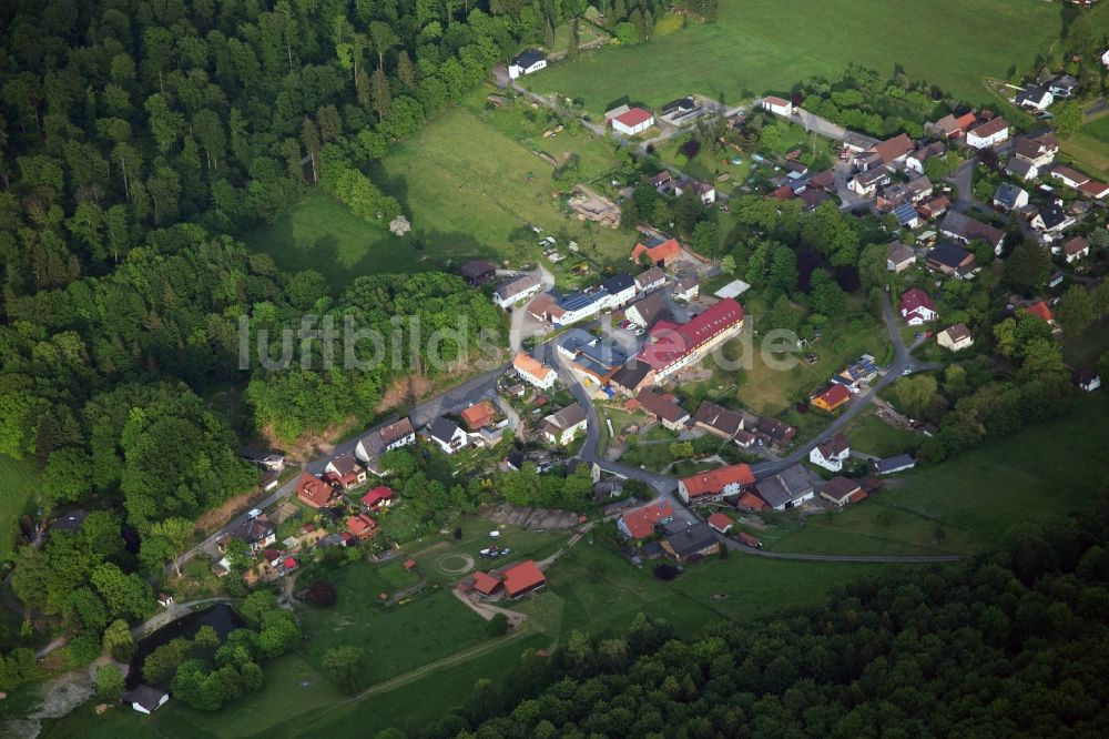 Luftaufnahme Bodenfelde - Ortsansicht im Ortsteil Amelith in Bodenfelde im Bundesland Niedersachsen