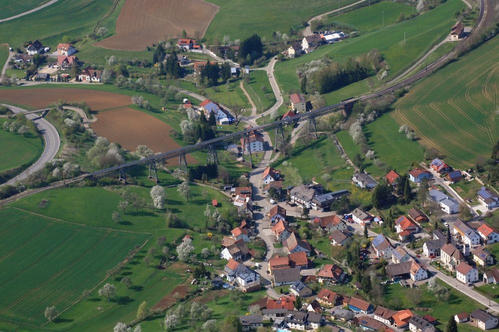 Luftbild Blumberg - Ortsansicht vom Ortsteil Epfenhofen in Blumberg im Bundesland Baden-Württemberg, Deutschland