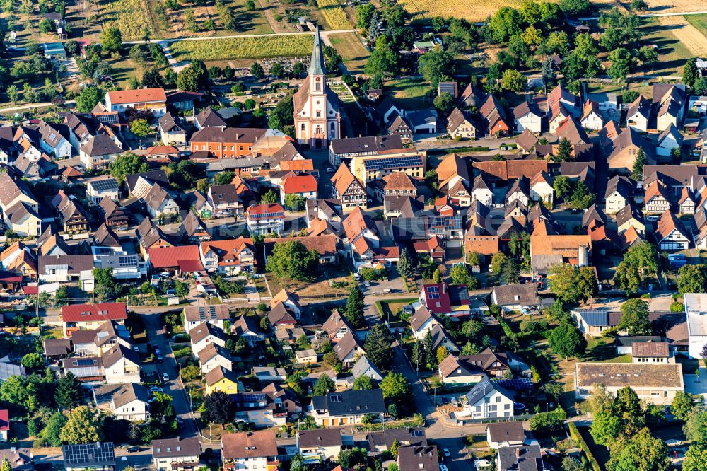 Luftbild Kappel-Grafenhausen - Ortsansicht im Ortsteil Grafenhausen in Kappel-Grafenhausen im Bundesland Baden-Württemberg, Deutschland
