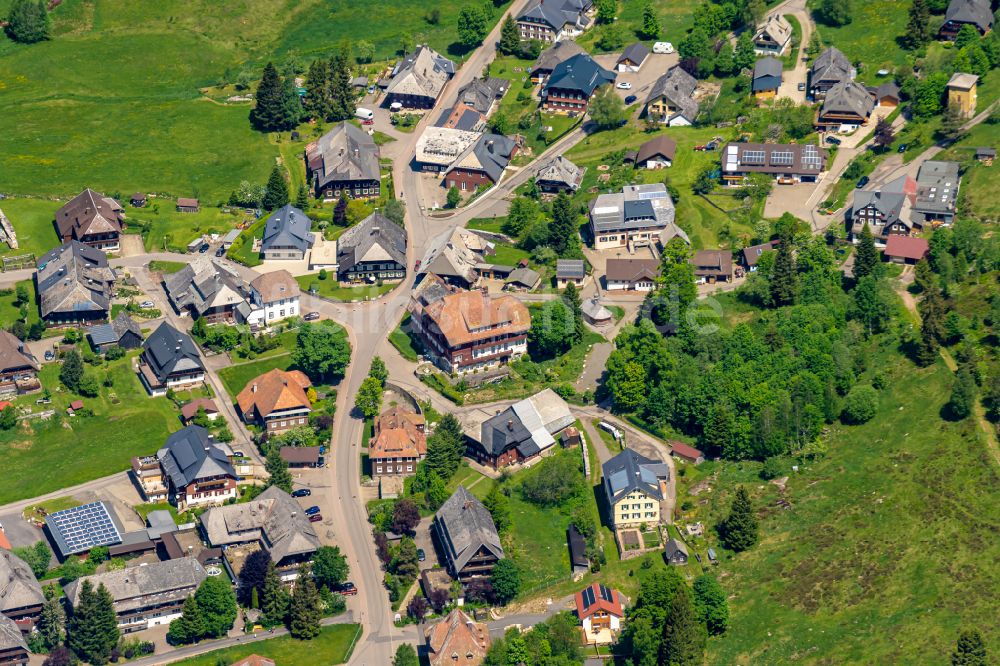 Sankt Blasien aus der Vogelperspektive: Ortsansicht vom Ortsteil Menzenschwand von St. Blasien im Bundesland Baden-Württemberg
