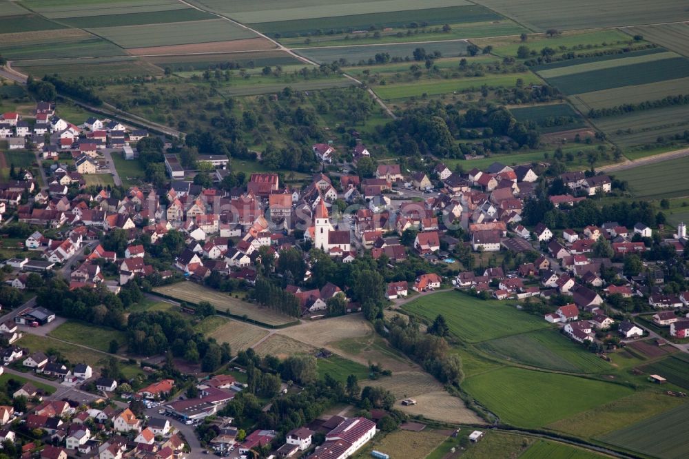 Herrenberg von oben - Ortsansicht im Ortsteil Mönchberg in Herrenberg im Bundesland Baden-Württemberg