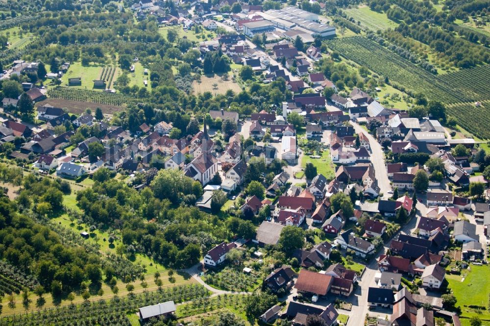 Luftbild Achern - Ortsansicht im Ortsteil Mösbach in Achern im Bundesland Baden-Württemberg