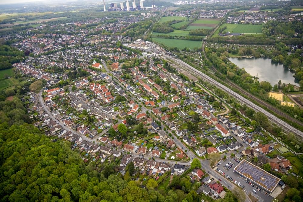 Luftbild Gladbeck - Ortsansicht im Ortsteil Rentfort in Gladbeck im Bundesland Nordrhein-Westfalen, Deutschland