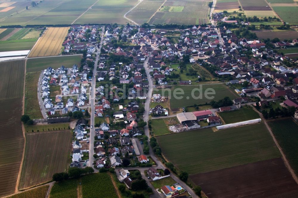 Luftaufnahme Bad Krozingen - Ortsansicht im Ortsteil Tunsel in Bad Krozingen im Bundesland Baden-Württemberg