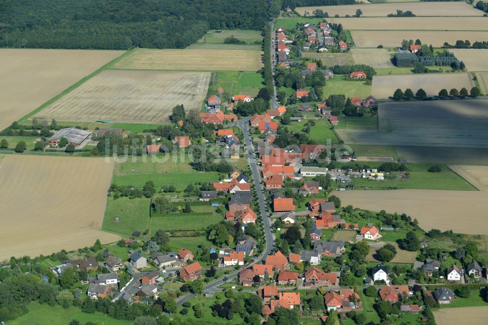 Luftaufnahme Ottensen - Ortsansicht von Ottensen im Bundesland Niedersachsen