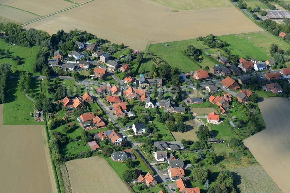 Lindhorst von oben - Ortsansicht von Ottensen im Bundesland Niedersachsen