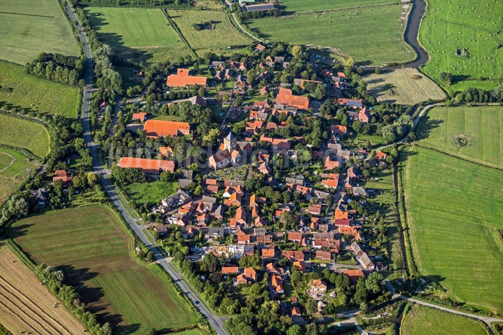 Luftbild Pilsum - Ortsansicht in Pilsum im Bundesland Niedersachsen, Deutschland