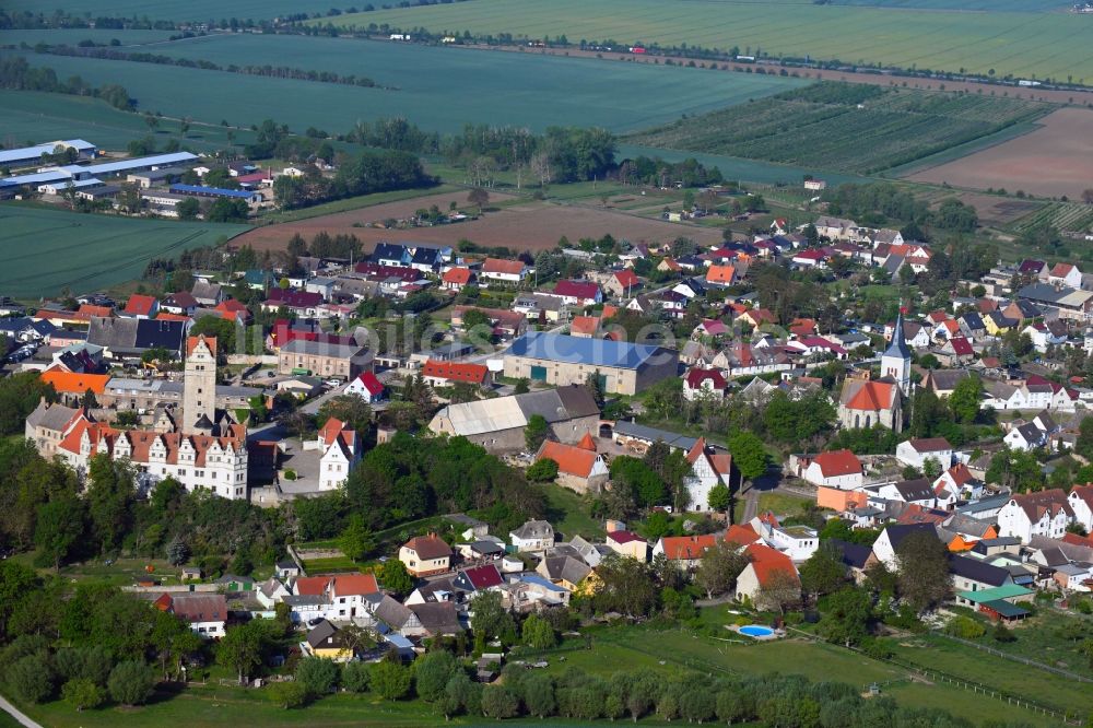 Plötzkau von oben - Ortsansicht in Plötzkau im Bundesland Sachsen-Anhalt, Deutschland
