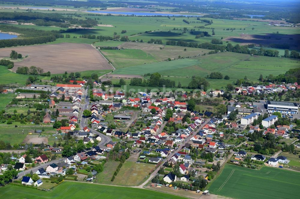 Luftbild Prützke - Ortsansicht in Prützke im Bundesland Brandenburg, Deutschland