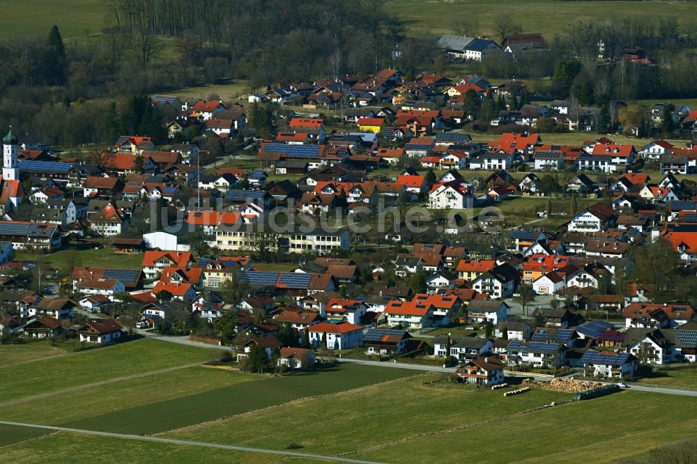 Luftbild Raisting - Ortsansicht in Raisting im Bundesland Bayern, Deutschland