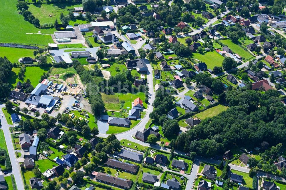 Luftaufnahme Ramstedt - Ortsansicht in Ramstedt im Bundesland Schleswig-Holstein, Deutschland