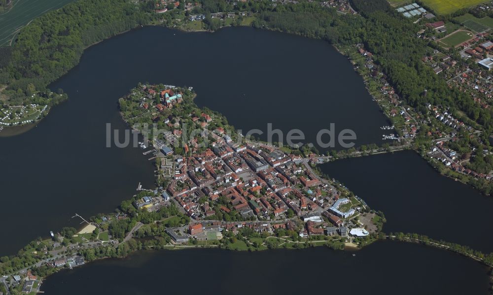 Ratzeburg von oben - Ortsansicht in Ratzeburg im Bundesland Schleswig-Holstein, Deutschland