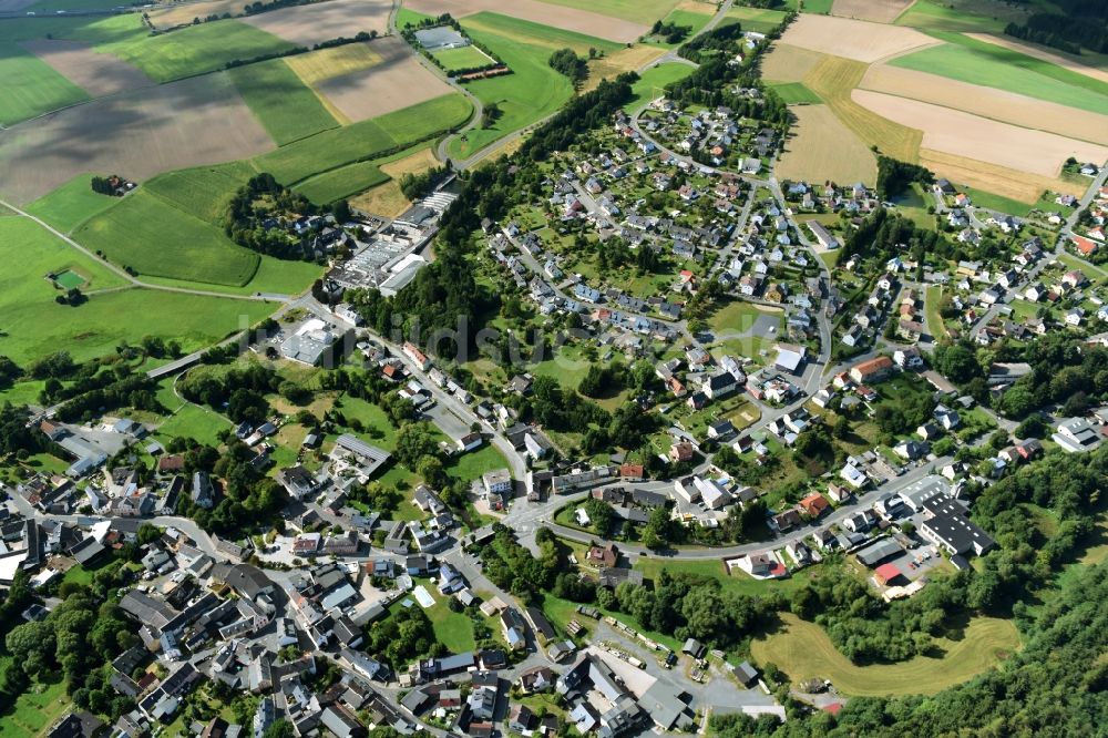 Regnitzlosau aus der Vogelperspektive: Ortsansicht in Regnitzlosau im Bundesland Bayern