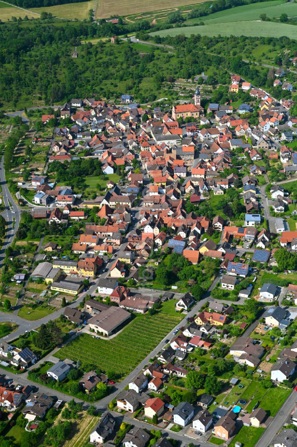 Luftbild Reicholzheim - Ortsansicht in Reicholzheim im Bundesland Baden-Württemberg, Deutschland