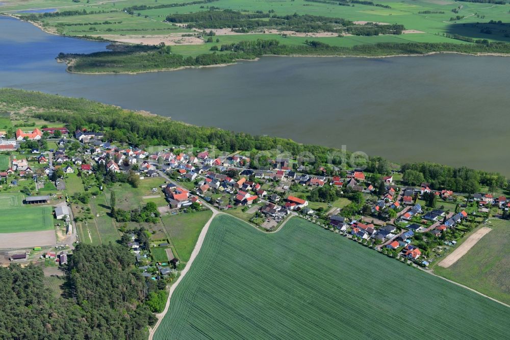 Rietz aus der Vogelperspektive: Ortsansicht in Rietz im Bundesland Brandenburg, Deutschland