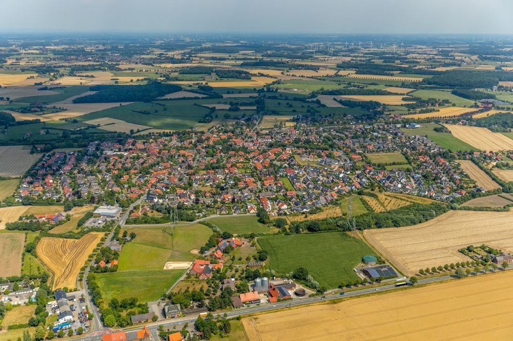 Rinkerode aus der Vogelperspektive: Ortsansicht in Rinkerode im Bundesland Nordrhein-Westfalen, Deutschland