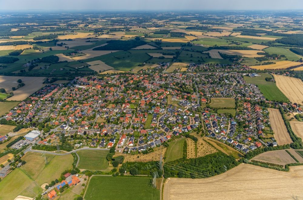 Luftaufnahme Rinkerode - Ortsansicht in Rinkerode im Bundesland Nordrhein-Westfalen, Deutschland