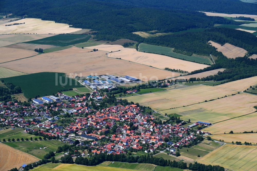 Luftaufnahme Römhild - Ortsansicht in Römhild im Bundesland Thüringen, Deutschland