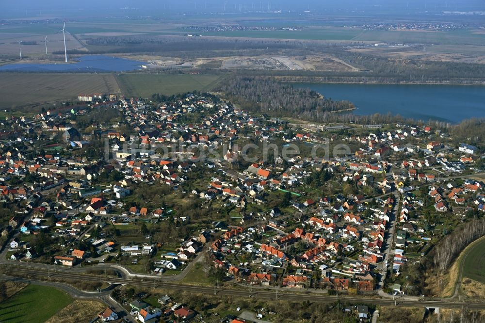 Luftaufnahme Roitzsch - Ortsansicht in Roitzsch im Bundesland Sachsen-Anhalt, Deutschland