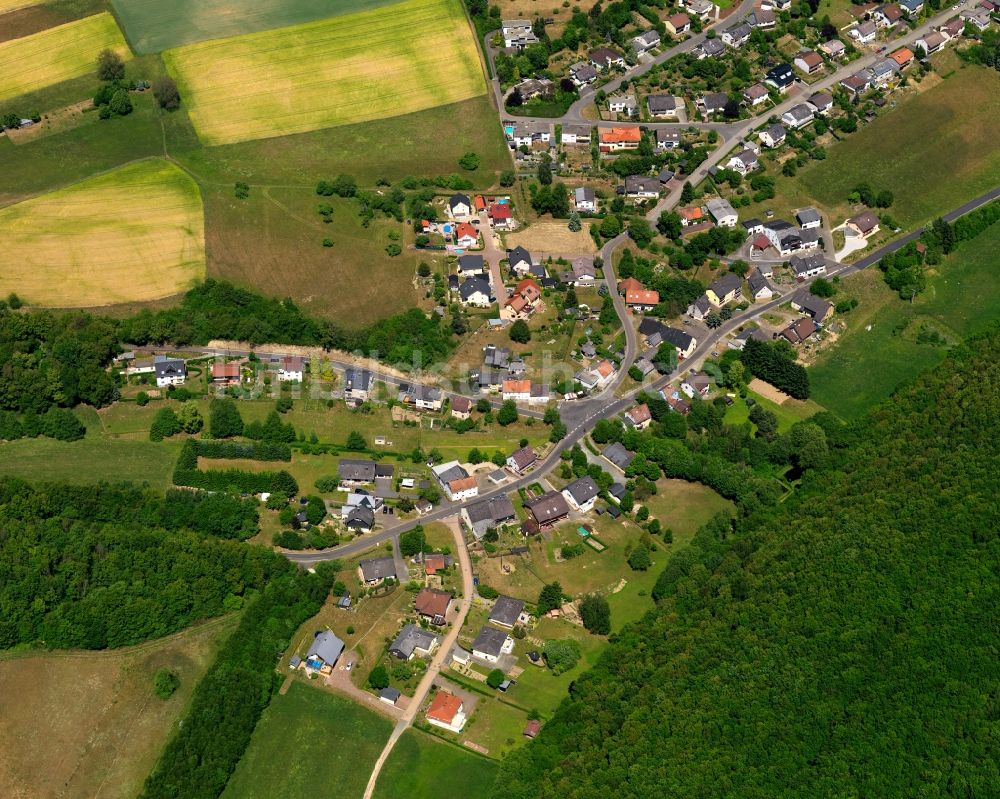 Luftbild Rötsweiler-Nockenthal - Ortsansicht von Rötsweiler-Nockenthal im Bundesland Rheinland-Pfalz