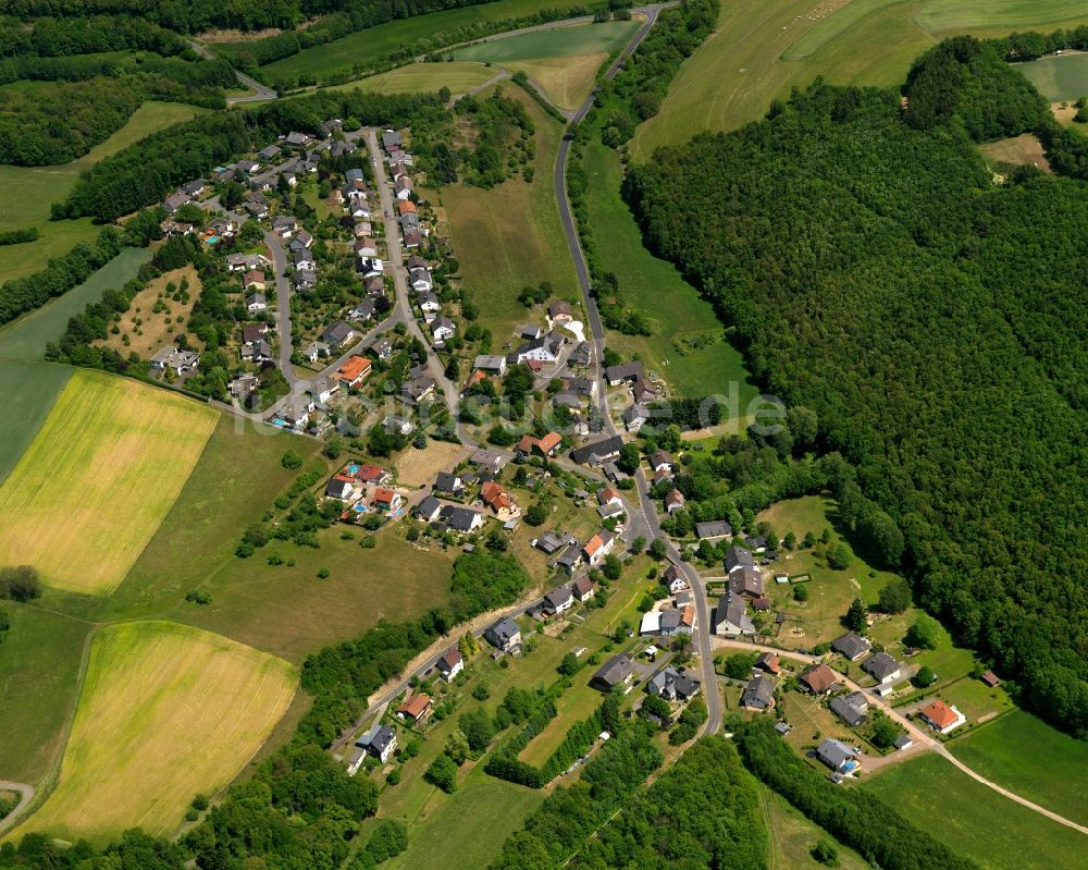 Luftaufnahme Rötsweiler-Nockenthal - Ortsansicht von Rötsweiler-Nockenthal im Bundesland Rheinland-Pfalz