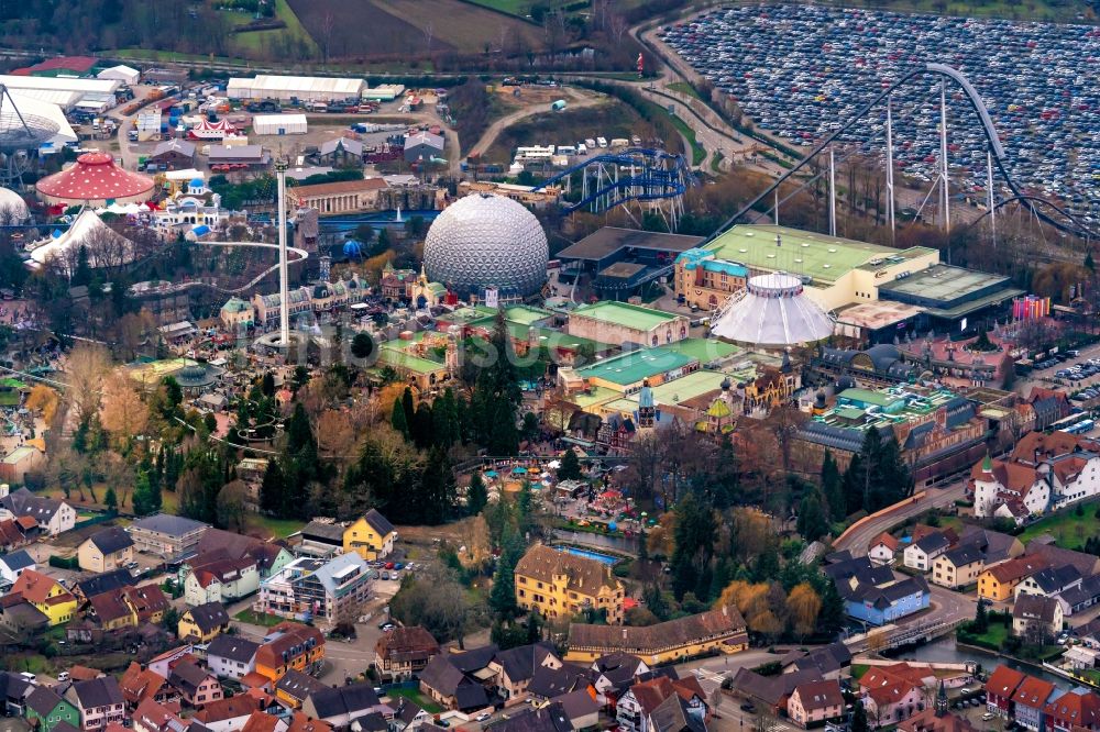 Luftbild Rust - Ortsansicht in Rust im Bundesland Baden-Württemberg, Deutschland