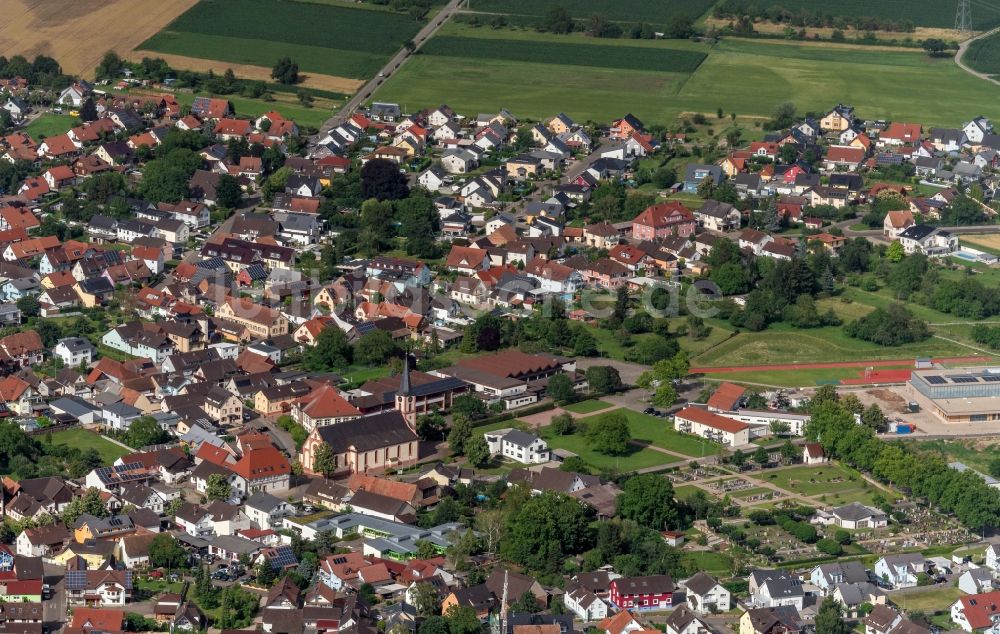 Luftaufnahme Rust - Ortsansicht in Rust im Bundesland Baden-Württemberg, Deutschland