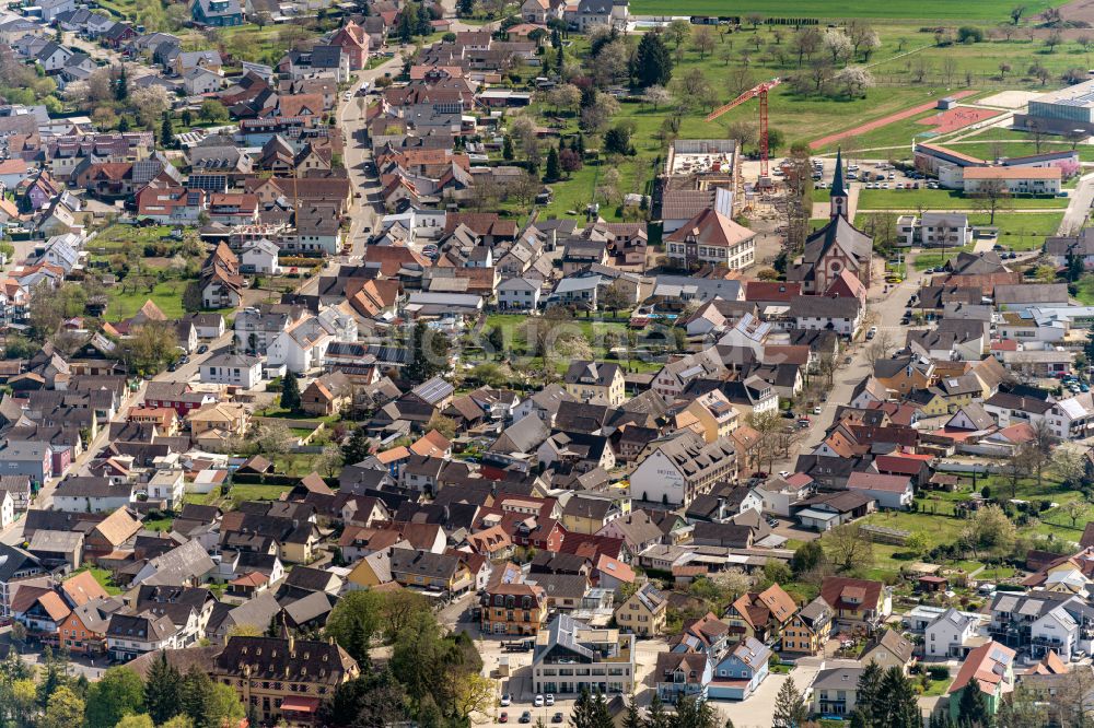 Luftaufnahme Rust - Ortsansicht in Rust im Bundesland Baden-Württemberg, Deutschland
