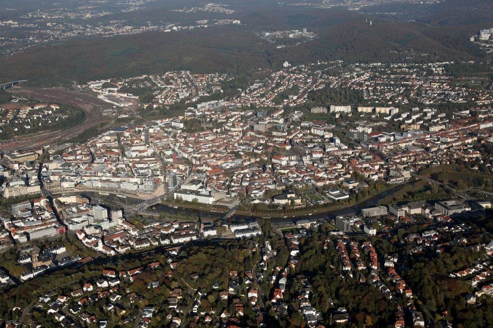 Luftbild Saarbrücken - Ortsansicht von Saarbrücken im Bundesland Saarland