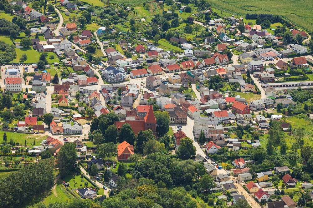 Luftaufnahme Sagard - Ortsansicht in Sagard im Bundesland Mecklenburg-Vorpommern, Deutschland
